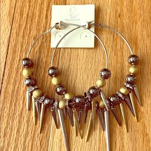 Last Markdown ‼️Trio large hoops